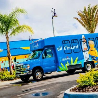 Complimentary bus to LEGOLAND