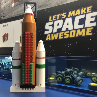 Finished LEGO City Space Rocket
