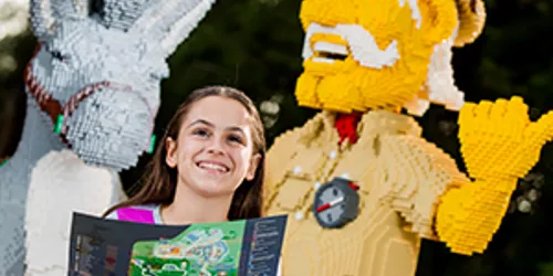 Girl Exploring LEGOLAND Florida