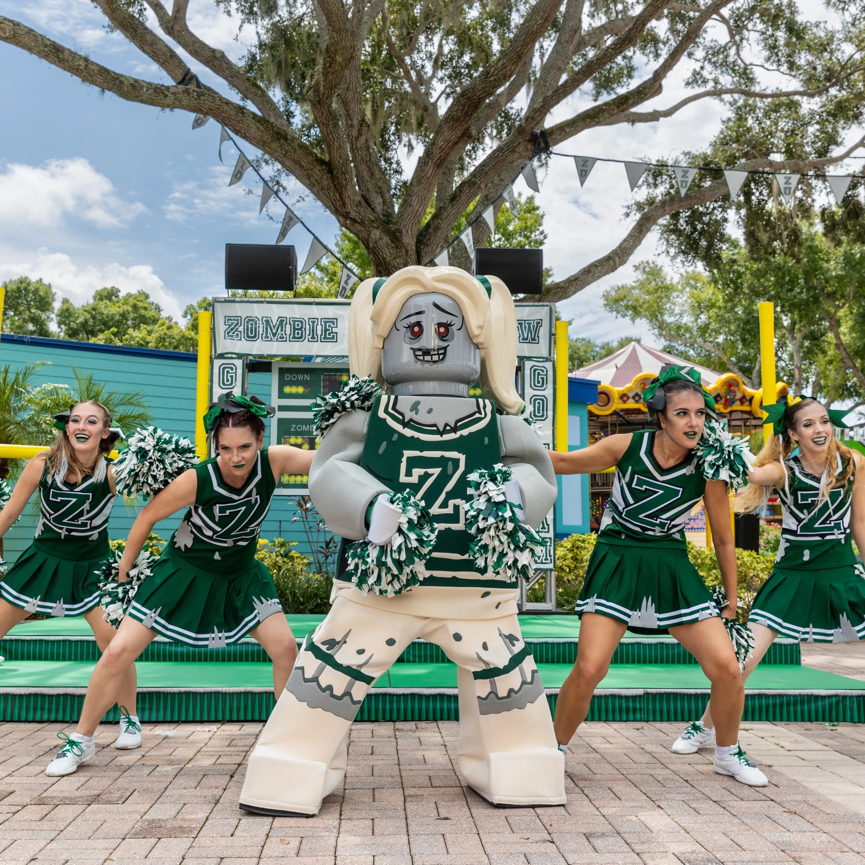 Zombie Cheer Crew at LEGOLAND Florida